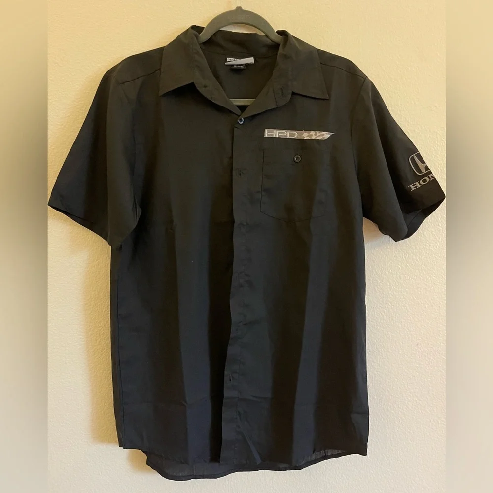 Honda Racing Black Button Up - Picture 2 of 2